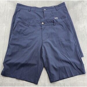 Adidas Golf Shorts Mens 36 Blue Climalite Performance Classic Fit 2 Pair Lot